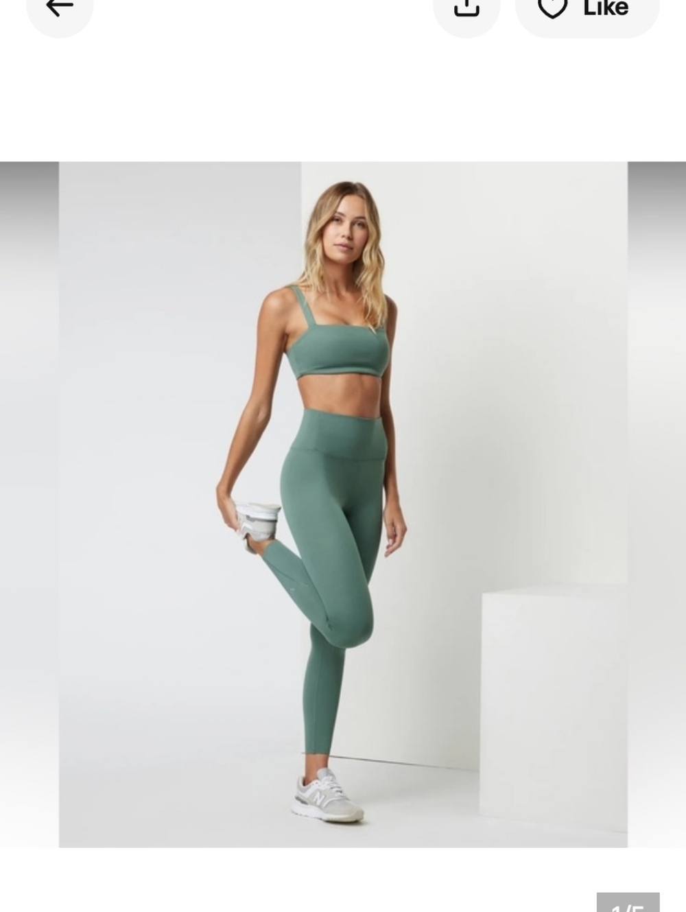 Nwt/nwot VUORI Evolve Matxhing Set SEA PINE sz S